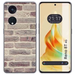 Funda Silicona para Oppo Reno 8T 4G diseño Ladrillo 01 Dibujos