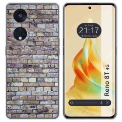 Funda Silicona para Oppo Reno 8T 4G diseño Ladrillo 02 Dibujos