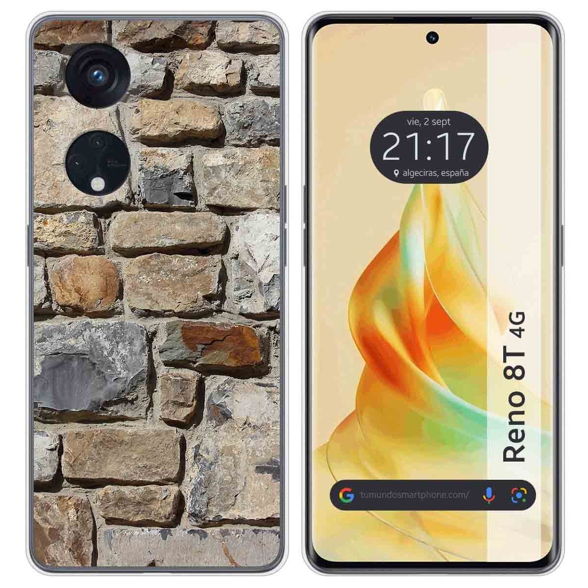 Funda Silicona para Oppo Reno 8T 4G diseño Ladrillo 03 Dibujos