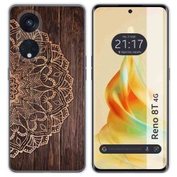 Funda Silicona para Oppo Reno 8T 4G diseño Madera 06 Dibujos
