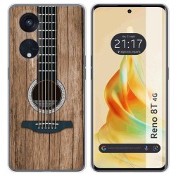 Funda Silicona para Oppo Reno 8T 4G diseño Madera 11 Dibujos