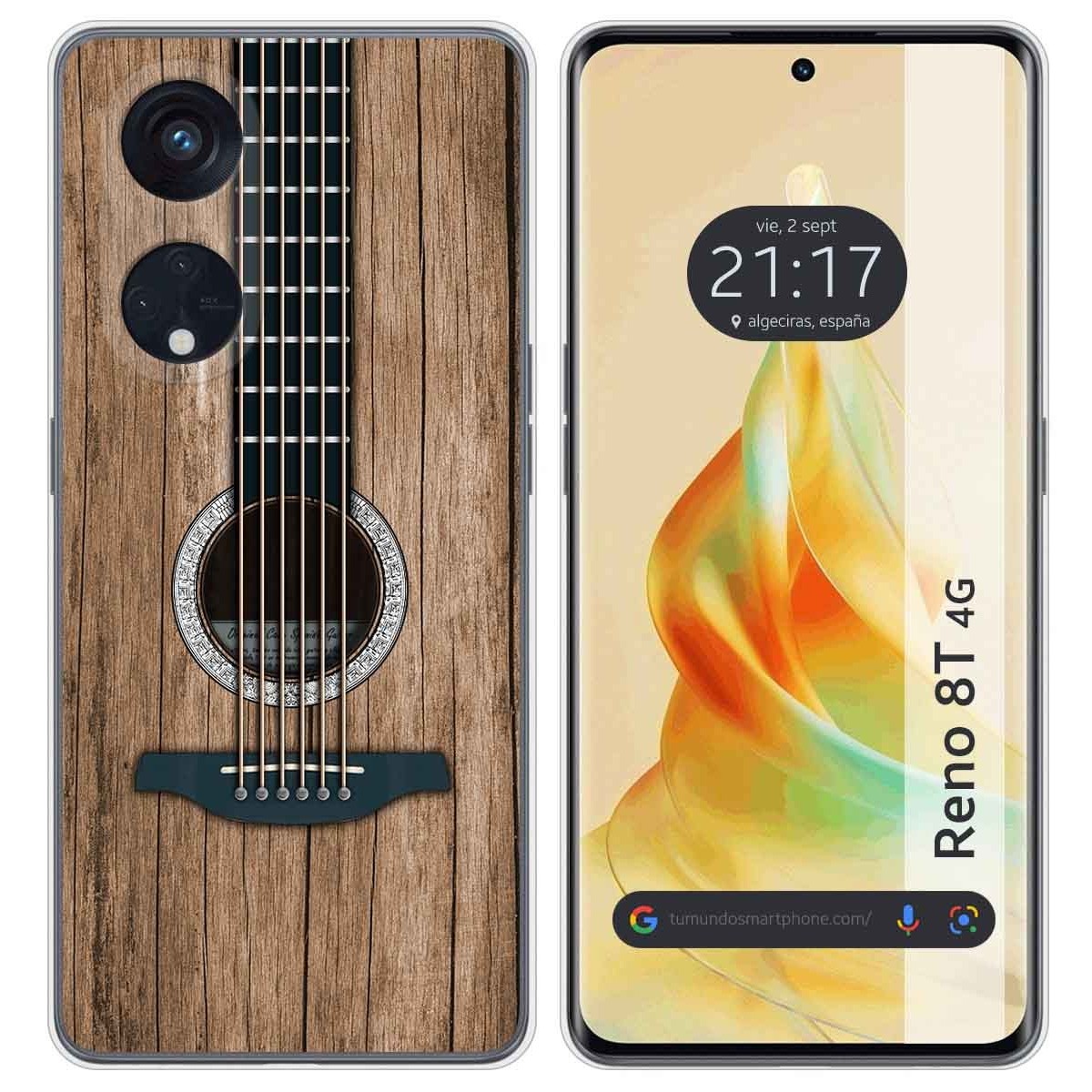 Funda Silicona para Oppo Reno 8T 4G diseño Madera 11 Dibujos