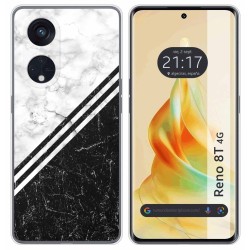 Funda Silicona para Oppo Reno 8T 4G diseño Mármol 01 Dibujos