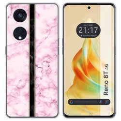 Funda Silicona para Oppo Reno 8T 4G diseño Mármol 04 Dibujos