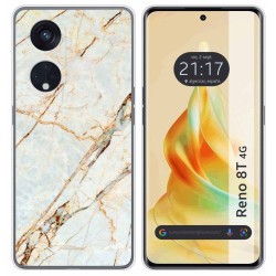 Funda Silicona para Oppo Reno 8T 4G diseño Mármol 13 Dibujos