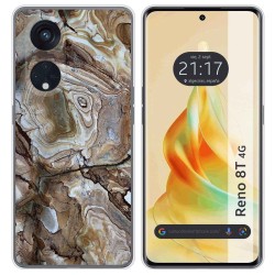 Funda Silicona para Oppo Reno 8T 4G diseño Mármol 14 Dibujos