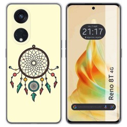 Funda Silicona para Oppo Reno 8T 4G diseño Atrapasueños Dibujos