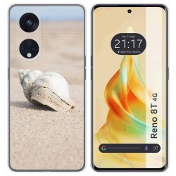 Funda Silicona para Oppo Reno 8T 4G diseño Concha Dibujos