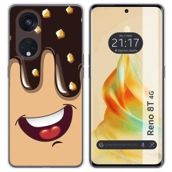 Funda Silicona para Oppo Reno 8T 4G diseño Helado Chocolate Dibujos