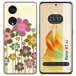 Funda Silicona para Oppo Reno 8T 4G diseño Primavera En Flor Dibujos