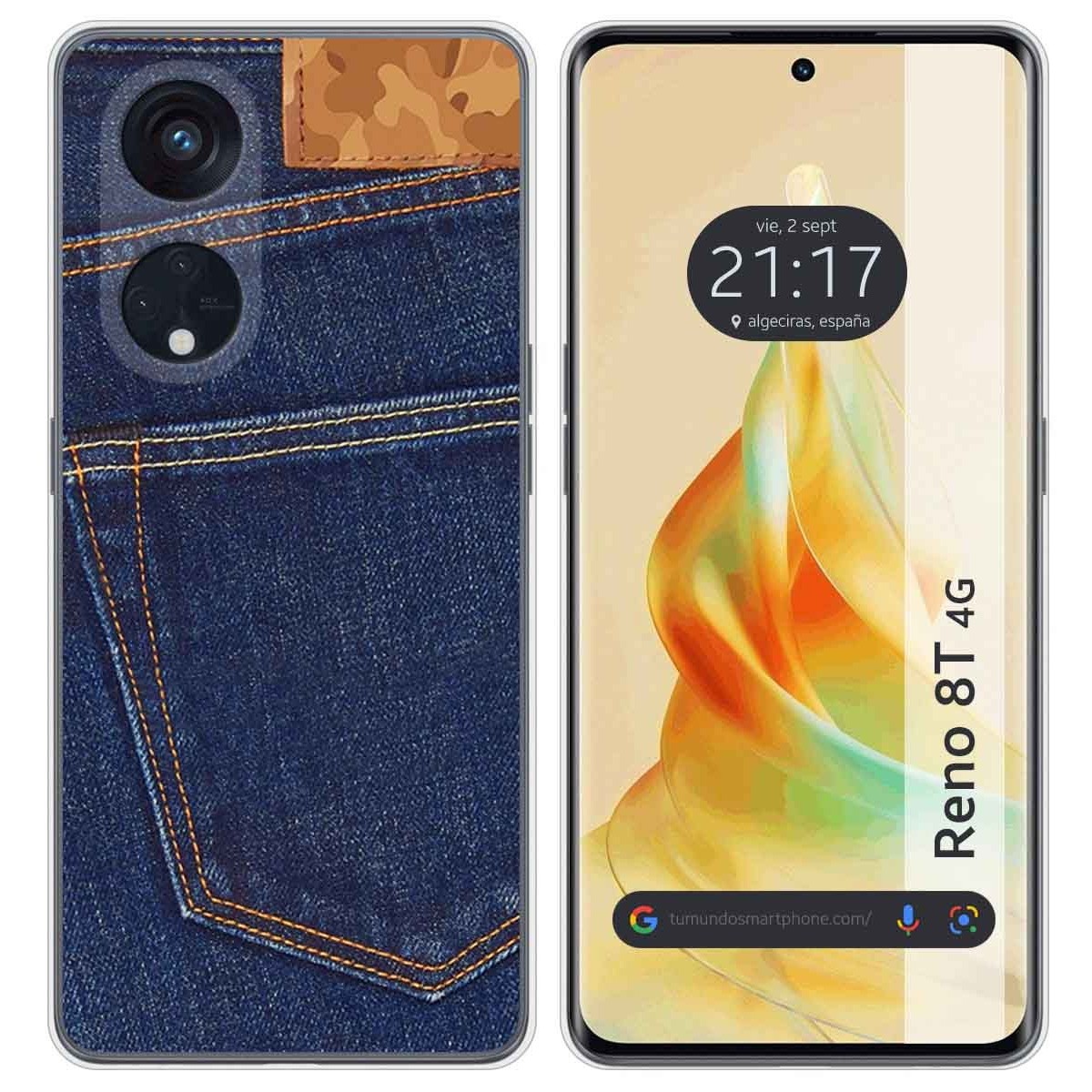 Funda Silicona para Oppo Reno 8T 4G diseño Vaquero Dibujos