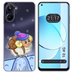 Funda Silicona Transparente para Realme 10 4G diseño Cabra Dibujos