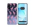 Funda Silicona Transparente para Realme 10 4G diseño Flamenco Dibujos