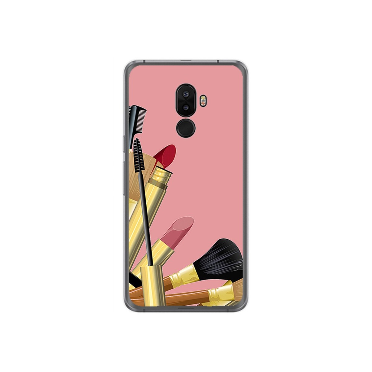 Funda Gel Tpu para Ulefone S8 / S8 Pro Diseño Brochas Dibujos