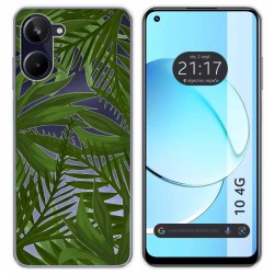 Funda Silicona Transparente para Realme 10 4G diseño Jungla Dibujos