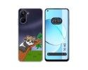 Funda Silicona Transparente para Realme 10 4G diseño Panda Dibujos
