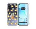 Funda Silicona Transparente para Realme 10 4G diseño Piña Dibujos