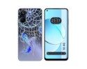 Funda Silicona Transparente para Realme 10 4G diseño Plumas Dibujos