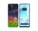 Funda Silicona Transparente para Realme 10 4G diseño Tigre Dibujos