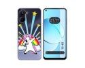 Funda Silicona Transparente para Realme 10 4G diseño Unicornio Dibujos