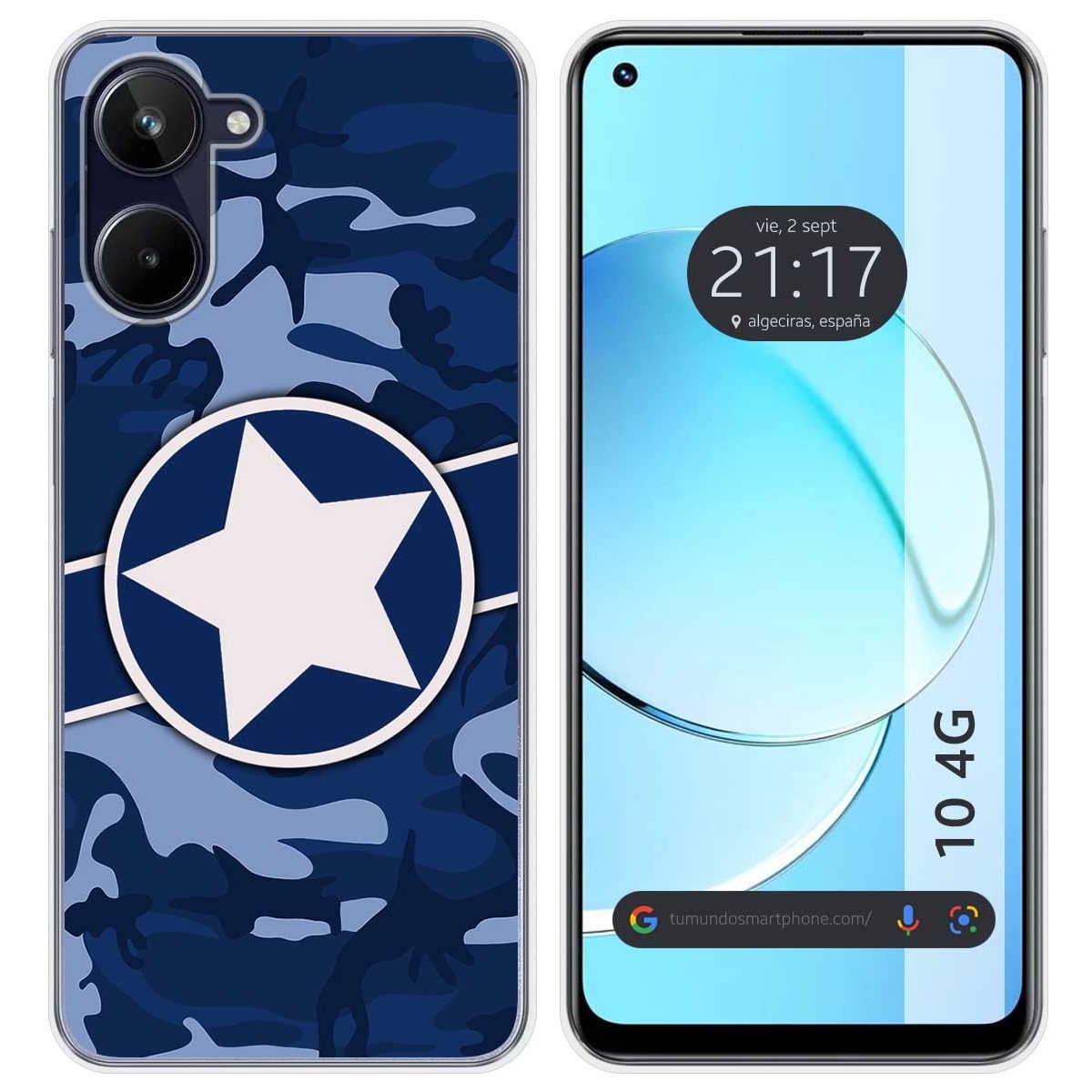 Funda Silicona para Realme 10 4G diseño Camuflaje 03 Dibujos