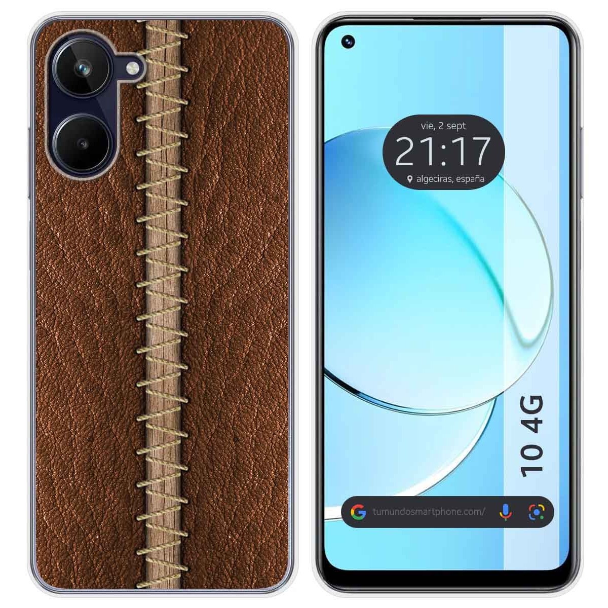 Funda Silicona para Realme 10 4G diseño Cuero 01 Dibujos