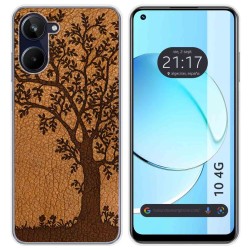 Funda Silicona para Realme 10 4G diseño Cuero 03 Dibujos