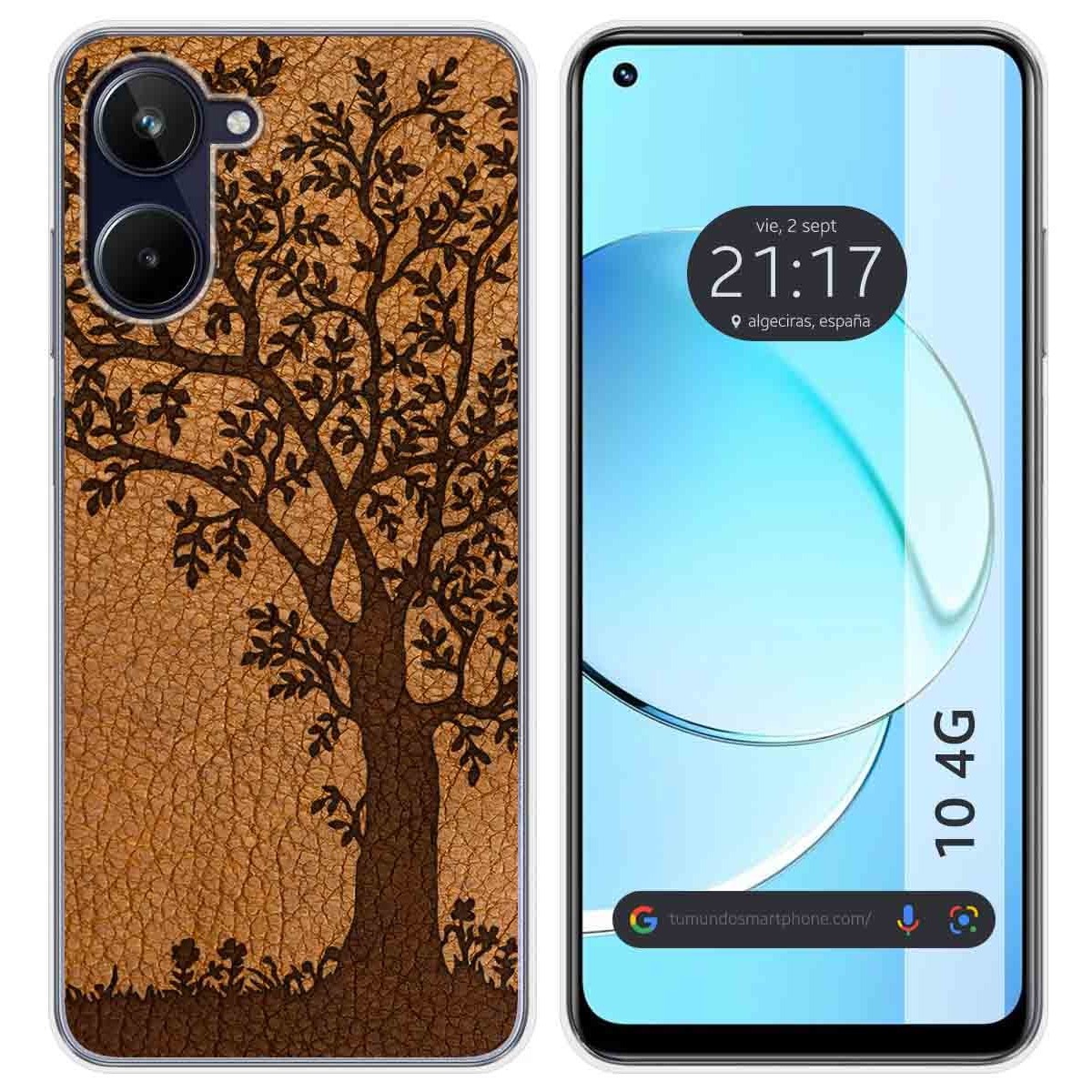Funda Silicona para Realme 10 4G diseño Cuero 03 Dibujos