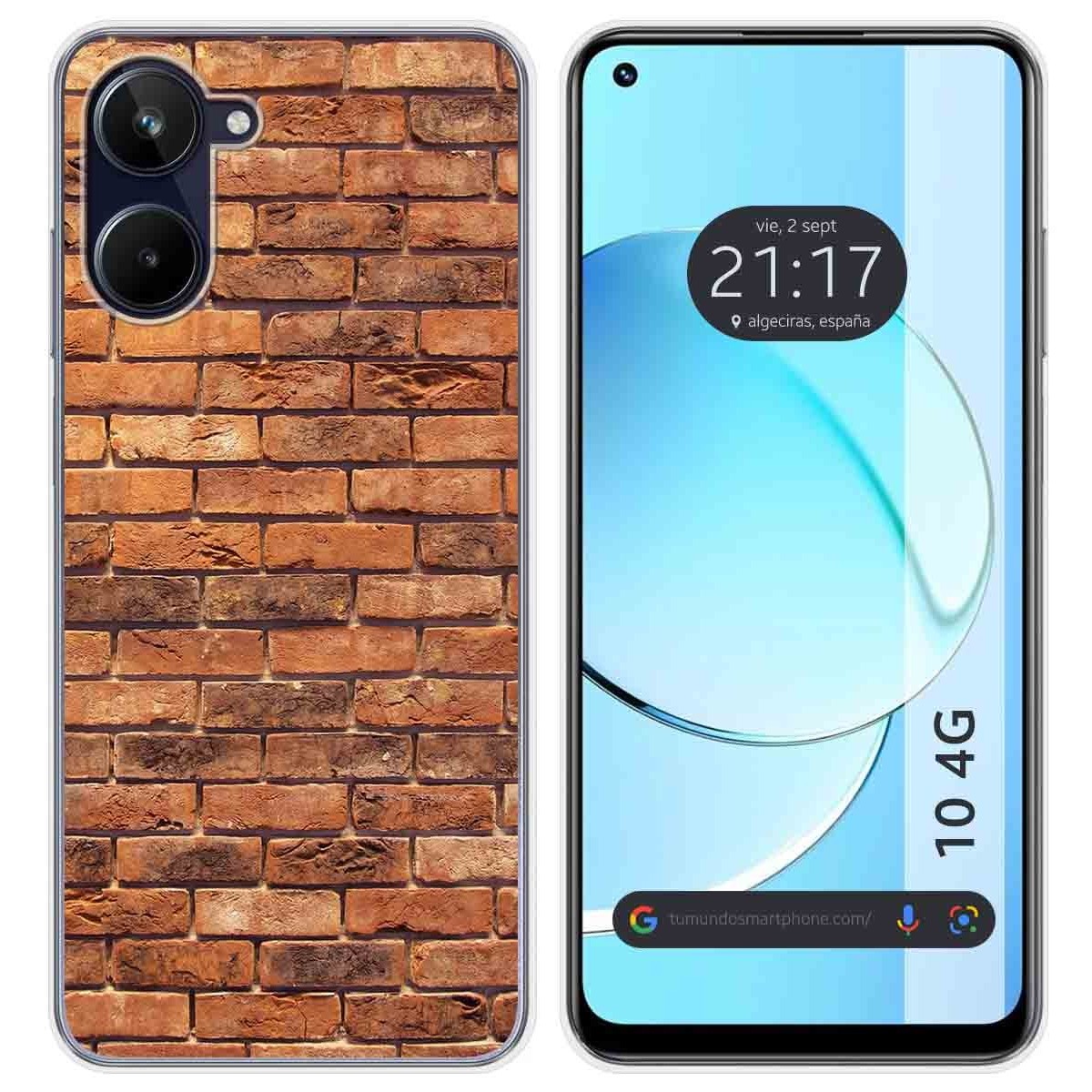 Funda Silicona para Realme 10 4G diseño Ladrillo 04 Dibujos