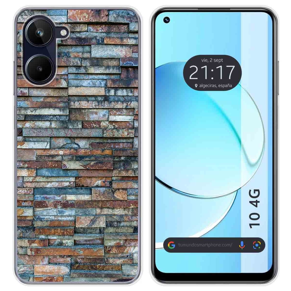 Funda Silicona para Realme 10 4G diseño Ladrillo 05 Dibujos