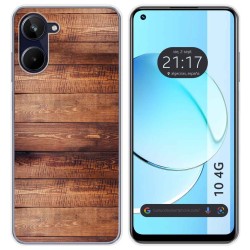 Funda Silicona para Realme 10 4G diseño Madera 02 Dibujos