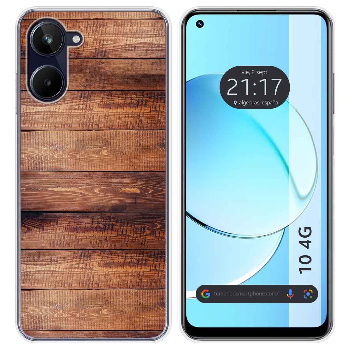Funda Silicona para Realme 10 4G diseño Madera 02 Dibujos