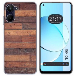 Funda Silicona para Realme 10 4G diseño Madera 03 Dibujos