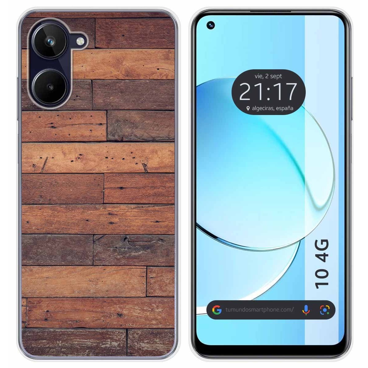Funda Silicona para Realme 10 4G diseño Madera 03 Dibujos