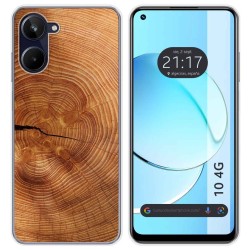 Funda Silicona para Realme 10 4G diseño Madera 04 Dibujos