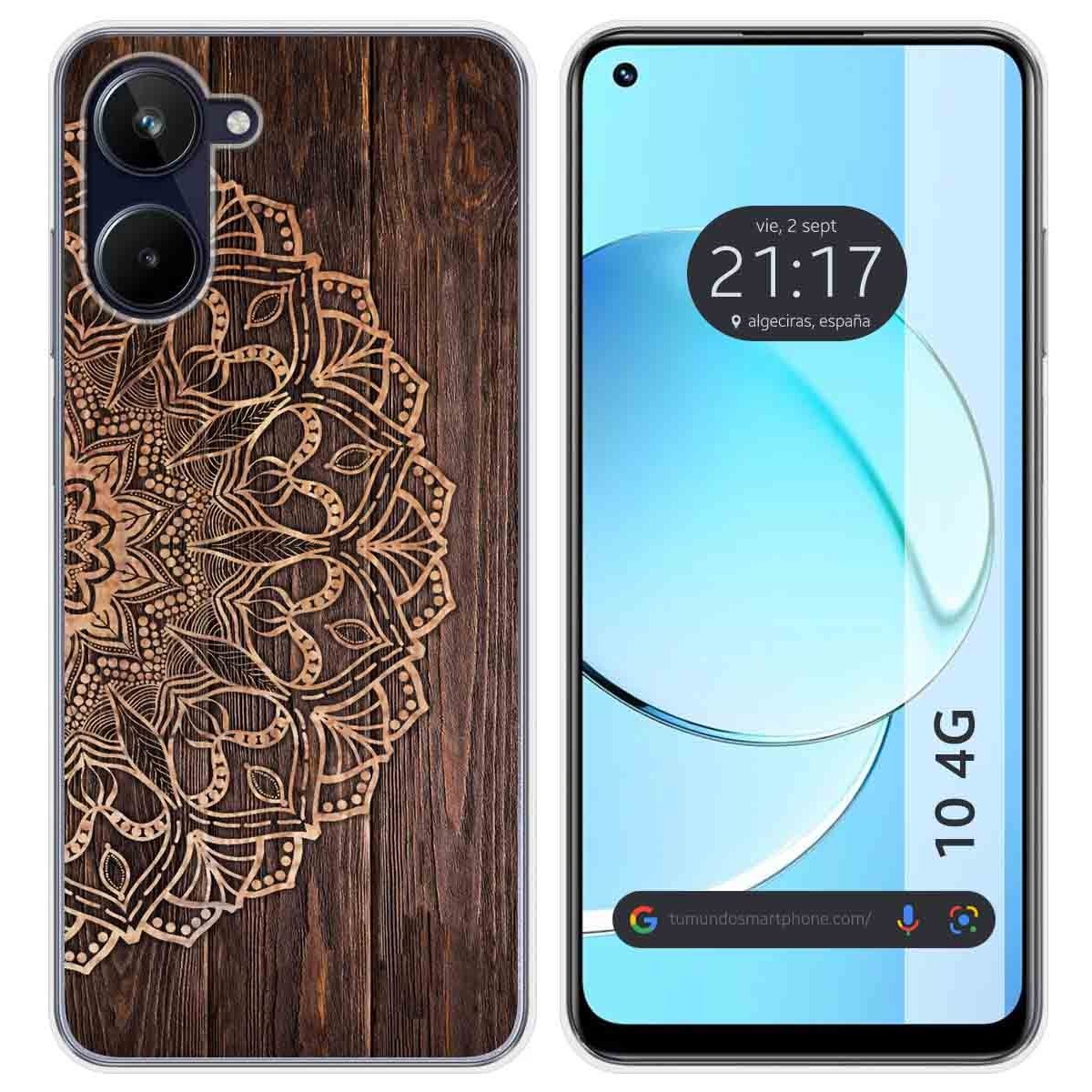 Funda Silicona para Realme 10 4G diseño Madera 06 Dibujos