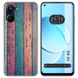 Funda Silicona para Realme 10 4G diseño Madera 10 Dibujos