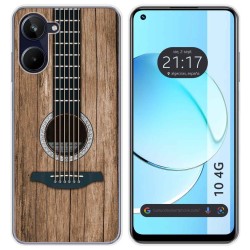 Funda Silicona para Realme 10 4G diseño Madera 11 Dibujos