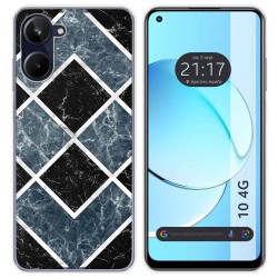 Funda Silicona para Realme 10 4G diseño Mármol 06 Dibujos