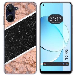 Funda Silicona para Realme 10 4G diseño Mármol 07 Dibujos