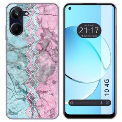 Funda Silicona para Realme 10 4G diseño Mármol 08 Dibujos