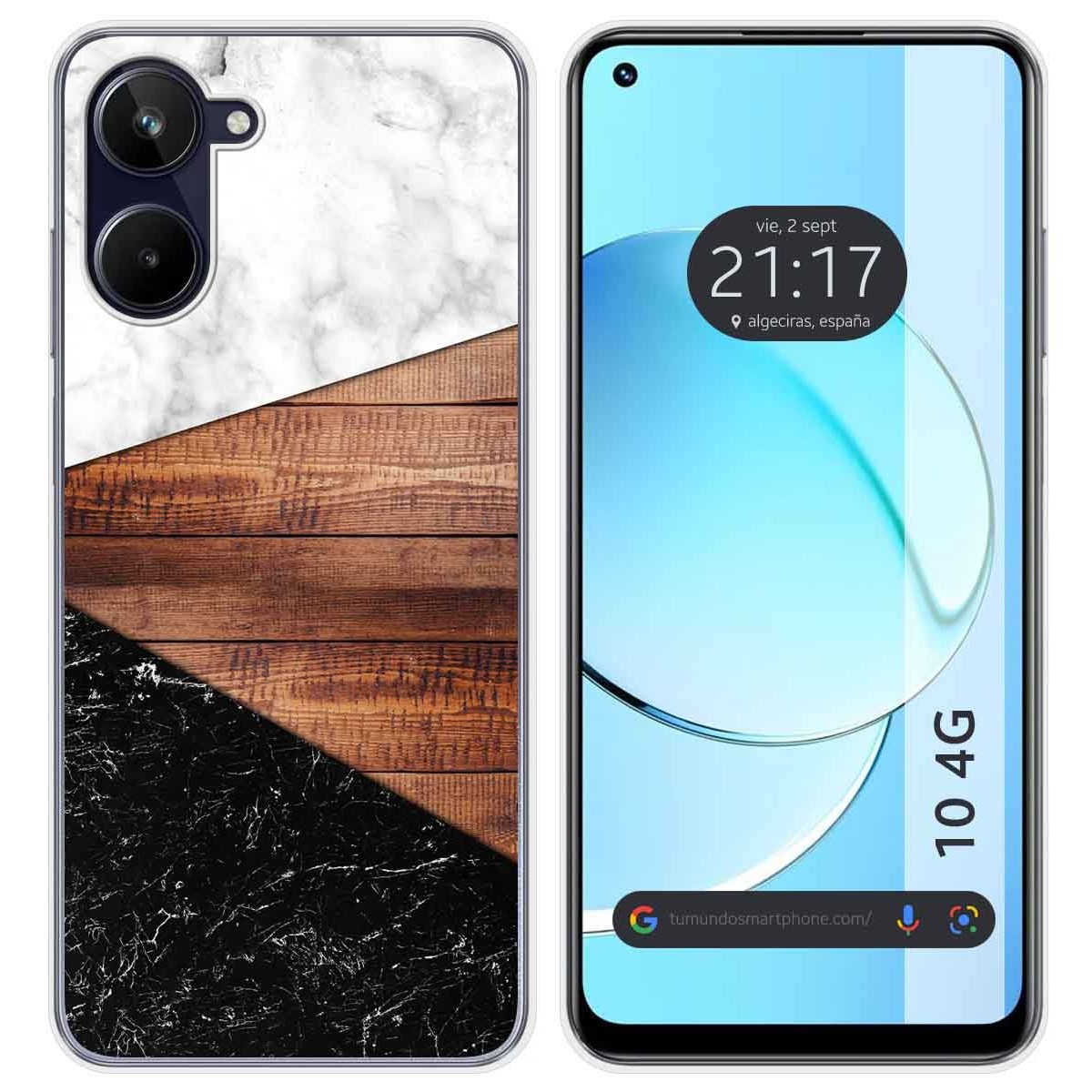Funda Silicona para Realme 10 4G diseño Mármol 11 Dibujos