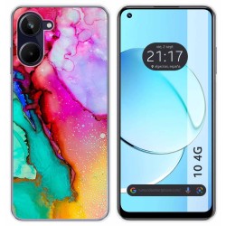 Funda Silicona para Realme 10 4G diseño Mármol 15 Dibujos