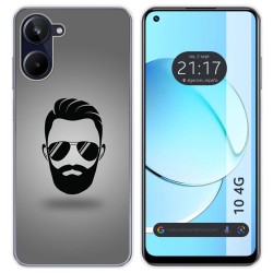 Funda Silicona para Realme 10 4G diseño Barba Dibujos