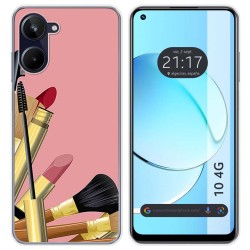 Funda Silicona para Realme 10 4G diseño Brochas Dibujos