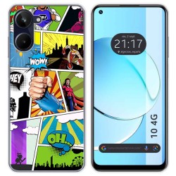Funda Silicona para Realme 10 4G diseño Comic Dibujos