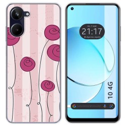 Funda Silicona para Realme 10 4G diseño Flores Vintage Dibujos