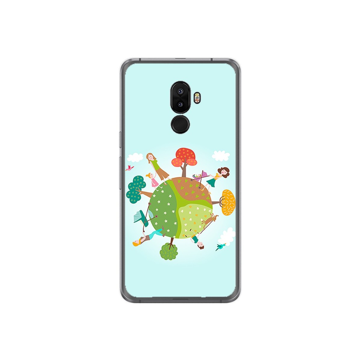 Funda Gel Tpu para Ulefone S8 / S8 Pro Diseño Familia Dibujos