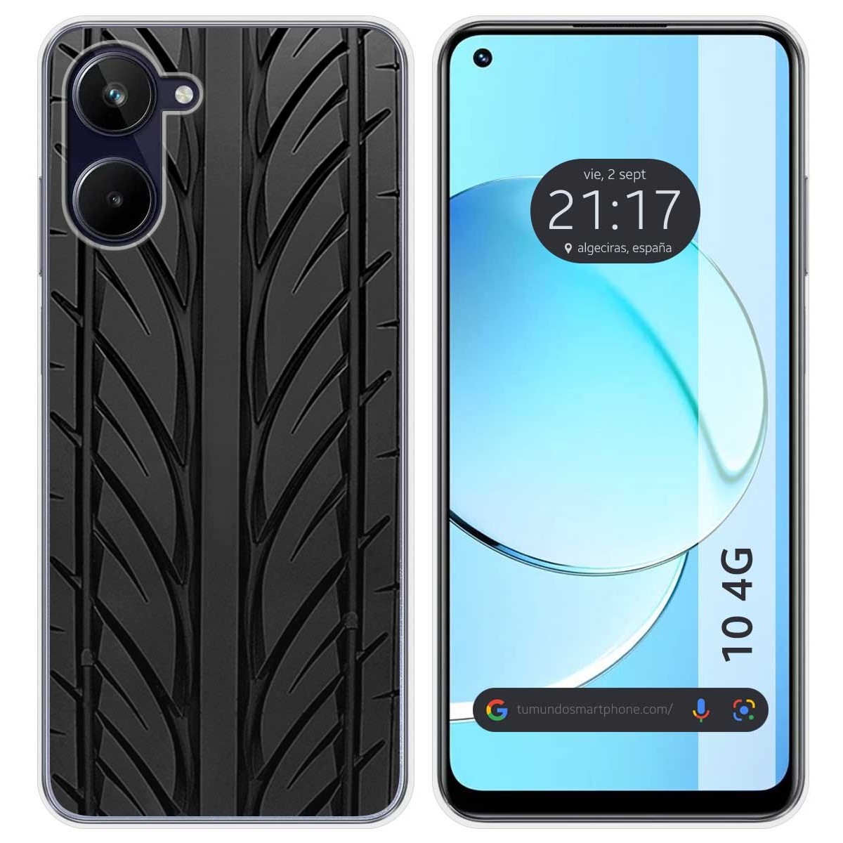 Funda Silicona para Realme 10 4G diseño Neumatico Dibujos