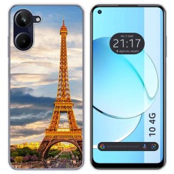 Funda Silicona para Realme 10 4G diseño Paris Dibujos